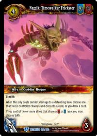 warcraft tcg betrayal of the guardian nazzik timewalker trickster