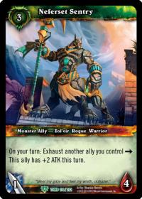 warcraft tcg tomb of the forgotten neferset sentry