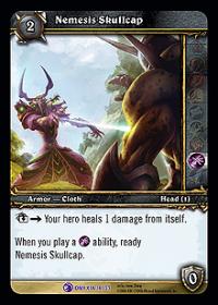 warcraft tcg onyxias lair nemesis skullcap