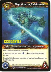 warcraft tcg war of the elements neptulon the tidehunter