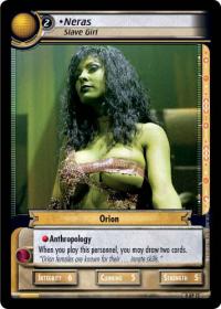 star trek 2e in a mirror darkly neras slave girl portrait foil