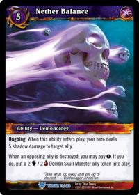 warcraft tcg throne of the tides nether balance