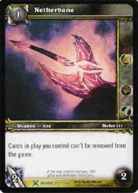 warcraft tcg archives netherbane foil