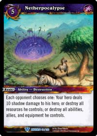 warcraft tcg war of the ancients netherpocalypse