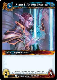 warcraft tcg betrayal of the guardian night elf moon priestess