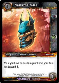 warcraft tcg crafted cards nocturnal gaze