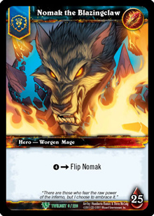 Nomak the Blazingclaw (Foil Hero)