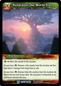 warcraft tcg crown of the heavens nordrassil the world tree