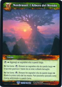 warcraft tcg crown of the heavens foreign nordrassil the world tree italian