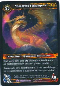 warcraft tcg war of the elements french nozdormu the timeless french