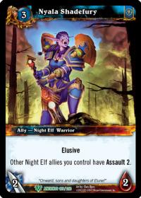 warcraft tcg war of the ancients nyala shadefury