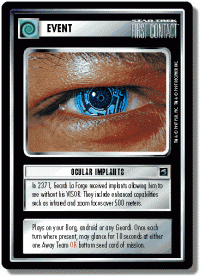 star trek 1e reflections 1 ocular implants foil