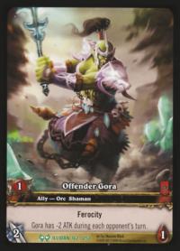 warcraft tcg extended art offender gora ea