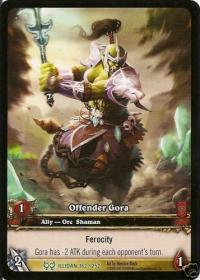 warcraft tcg archives offender gora ea foil