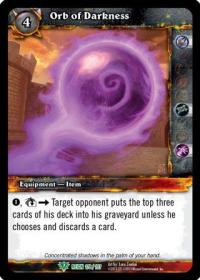 warcraft tcg reign of fire orb of darkness