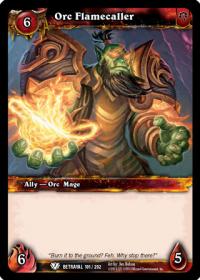 warcraft tcg betrayal of the guardian orc flamecaller