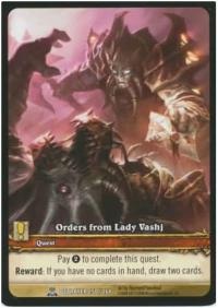 warcraft tcg archives orders from lady vashj ea foil