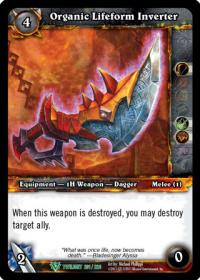 warcraft tcg twilight of the dragons organic lifeform inverter