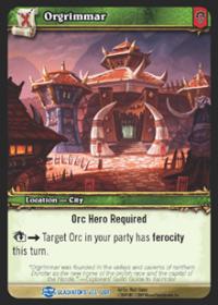 warcraft tcg blood of gladiators orgrimmar