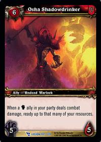 warcraft tcg march of legion osha shadowdrinker