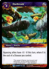 warcraft tcg war of the elements outbreak