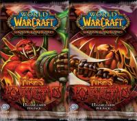 warcraft tcg warcraft sealed product fires of outland booster pack