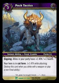 warcraft tcg archives pack tactics foil