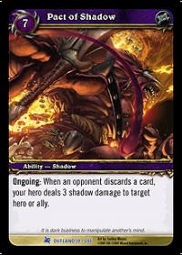 warcraft tcg fires of outland pact of shadow
