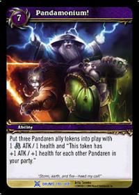 warcraft tcg drums of war pandamonium