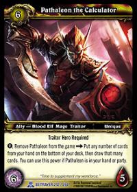 warcraft tcg servants of betrayer pathaleon the calculator