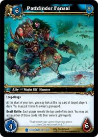 warcraft tcg icecrown pathfinder fansal