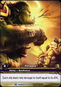 warcraft tcg extended art penance ea