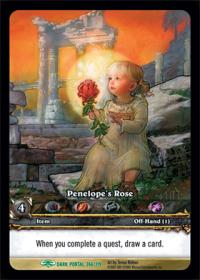 warcraft tcg extended art penelopes rose ea