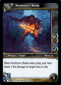 warcraft tcg molten core perdition s blade