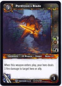 warcraft tcg class decks 2011 spring perdition s blade cd