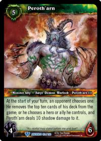 warcraft tcg war of the ancients peroth arn