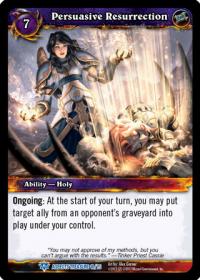 warcraft tcg battle of aspects persuasive ressurection