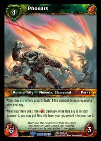 warcraft tcg reign of fire phoenix reign