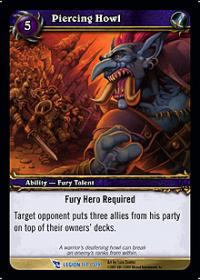 warcraft tcg march of legion piercing howl