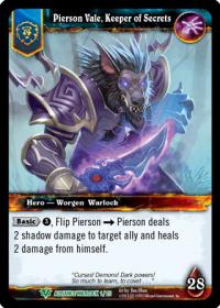 warcraft tcg class deck 2013 spring pierson vale keeper of secrets