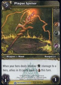 warcraft tcg naxxramas plague igniter