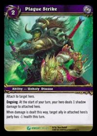 warcraft tcg death knight starter plague strike