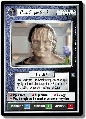 Plain, Simple Garak