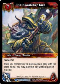 warcraft tcg class decks 2011 fall plainswatcher taro cd