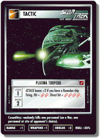 star trek 1e 1e promotional premium plasma torpedo foil