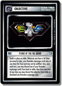 star trek 1e reflections 1 plans of the tal shiar foil