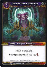 warcraft tcg class deck 2013 spring power word tenacity cd