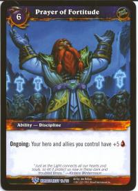 warcraft tcg class decks 2011 fall prayer of fortitude cd