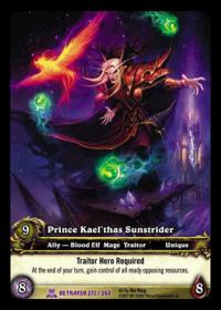 warcraft tcg extended art prince kael thas sunstrider blizzard promos