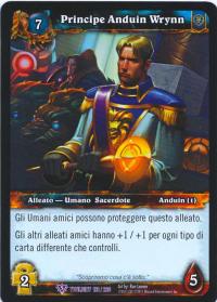 warcraft tcg twilight of dragons foreign prince anduin wrynn italian